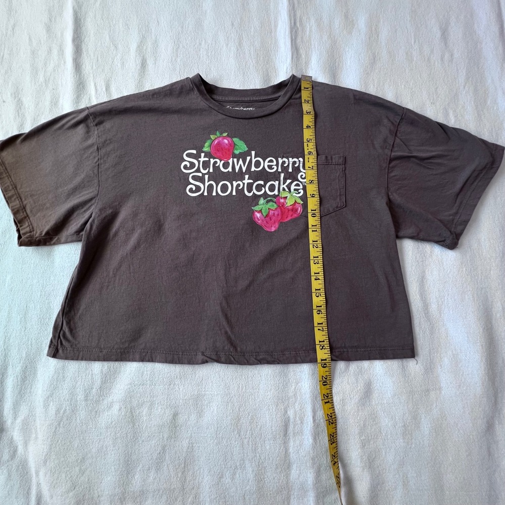 Strawberry Shortcake Women's Gray Short Sleeve Tee - Picture 4 of 8